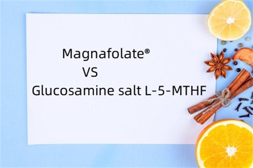 Calcium L-5-methyltetrahydrofolat VS Glucosamin salt L-5-MTHF